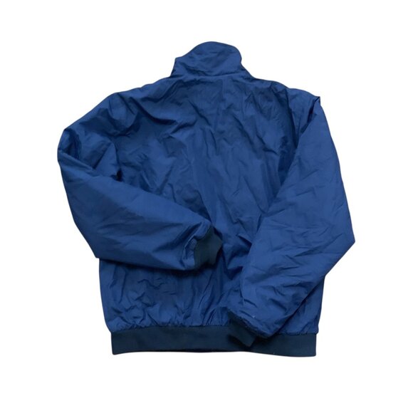 L.L. Bean Mens VTG Navy Blue Full-Zip Bomber Jacket Sz M Fleece Lining Outdoor - Picture 5 of 10